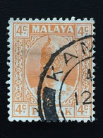 Malaya 1939 Perak Sultan Iskandar 4c Used SG#107 Q175 - Perak