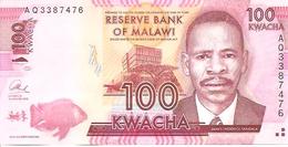 Malawi  P-59b  100  Kwacha  2013  UNC - Malawi