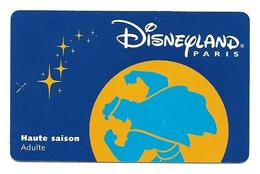 Passeport Disney Haute Saison Adulte  28 05 98 - Passeports Disney