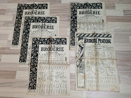 Lot De Journaux 1912 - La Broderie Lyonnaise - Patronen