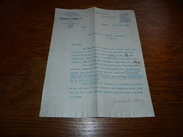 Document  Commercial Facture Givaudan Trouillat & Cie Lyon 1905 - 1900 – 1949