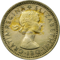 Monnaie, Grande-Bretagne, Elizabeth II, 6 Pence, 1956, TTB, Copper-nickel - H. 6 Pence