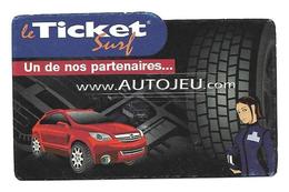 Ticket Surf  Www. Autojeu .com - Biglietti Surf