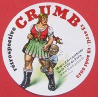 Crumb - Autocollant Promo Expo Paris 2012 - Stickers