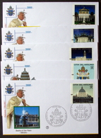 Vatican 2000 ATM   MiNr.1-5  FDC   ( Lot 6021  ) - Máquinas Franqueo (EMA)