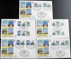 BERLIN 1989 Mi-Nr. W 89-W 98 Aus MH 15 FDC - 1981-1990