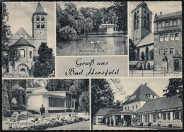 D-36251 Gruß Aus Bad Hersfeld- Wandelhalle, Rathaus, Stiftsruine, Badehaus, Teich - Bad Hersfeld