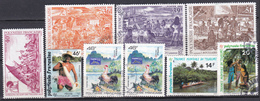 Polynésie Festival Arts Peche Lagon Jacques Boullaire Taipei 93 Tourisme N°419-426-433 à 435-439 à 441 Oblitéré - Used Stamps