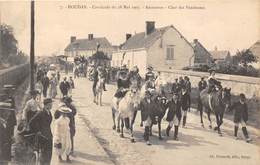 78-HOUDAN- CAVALCADE DU 28 MAI 1905, AMAZONES CHARS DES VENDEUSES - Houdan