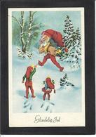 CPA Gnomes Nain Lutin Circulé - Fairy Tales, Popular Stories & Legends