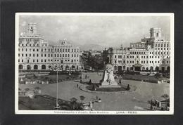 CPA Pérou Péru Non Circulé Carte Photo RPPC Lima - Perù