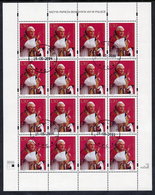 POLAND 2006 Papal Visit Sheet, Cancelled.  Michel 4241 - Used Stamps