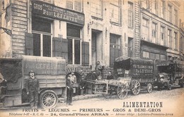 62-ARRAS- ALIMENTATION - FRUITS- LEGUMES - PTIMEURS- PAUL LEFEBVRE- 24 GRAND'PLACE - Arras