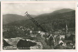 Badenweiler - Blick Von Der Burgruine - Foto-Ansichtskarte - Verlag A. Engler Badenweiler - Badenweiler