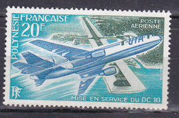 Polynésie Poste Aérienne Mise En Service De DC 10 N°74 Oblitéré - Usados