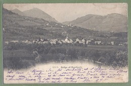 CPA Dos Précurseur - HAUTE SAVOIE - BOEGE ET BUDIGNIN - VUE GÉNÉRALE - M.M. / 79 - Boëge