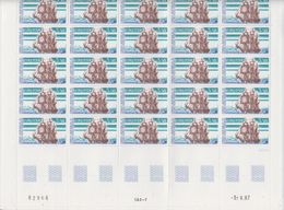 TAAF 1988 Sailing Ship "Le Gros Ventre"  1v Complete Sheet With Full Margins ** Mnh (TA219) - Blocs-feuillets