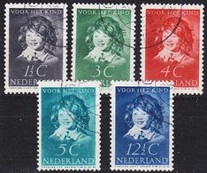 NIEDERLANDE NETHERLANDS [1937] MiNr 0308-12 ( O/used ) - Used Stamps