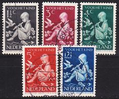 NIEDERLANDE NETHERLANDS [1938] MiNr 0322-26 ( O/used ) - Used Stamps