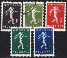 NIEDERLANDE NETHERLANDS [1939] MiNr 0336-40 ( O/used ) - Used Stamps