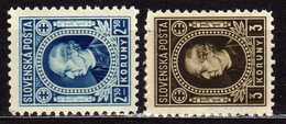 Slowakei / Slovakia, 1939, Mi  41-42 Y B ** [240319XXIV] - Nuevos