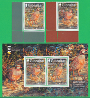 GIBRALTAR  EUROPA 2019 Set Of 2v & Minisheet** - 2019