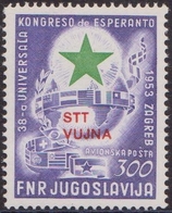 Trieste B - 366 ** 1953 – Congresso D’ Esperanto N. A20. Cert. Biondi. Cat. € 550,00. SPL - Nuevos