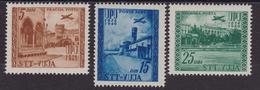 Trieste B - 370 ** Posta Aerea 1952 – UPU N. 17/19. Cat. € 120,00. SPL - Mint/hinged