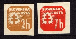 Slowakei / Slovakia, 1939, Mi  54; 56 X ** [240319XXIV] - Neufs