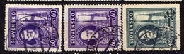 Slowakei / Slovakia, 1939, Mi  46 X + Y; 47, Gestempelt [240319XXIV] - Usati