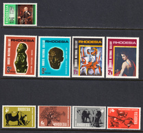 Rhodesia 1967 Mint No Hinge, Sc# ,SG 413-421 - Rhodesia (1964-1980)