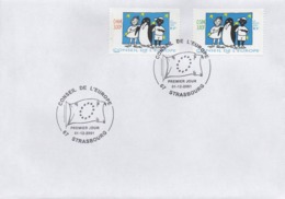 C8  Conseil De L'Europe FDC 01/12/2001 TTB - Storia Postale