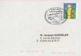 C3 Sindelfingen 75 Jahre Lufthansa 2001 TTB  (Flugzeug - Zeppelin) - Covers - Used