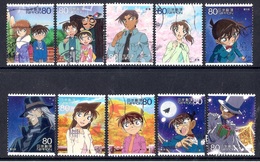 Japan 2009 - Animation Hero And Heroine - Series 10 - Detective Conan Issue Only 1,5 Million - Usati