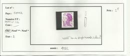 France TP  N° Maury  2189 (bandes Phosphorescente à Cheval) - Used Stamps