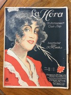 GRAFICA EDITORIALE  1920  LOCANDINA  MUSICALE LA HORA  Di H.Mack DIS. BOMBACH ED. UNIVERSUM ZURICH - C.M. ROEHR BERLIN - Musica Popolare