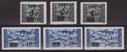 430 ** Istria E Litorale Sloveno 1946 – Soprastampati PORTO N. 14/19 - MNH - Yugoslavian Occ.: Slovenian Shore