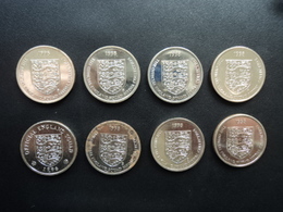 7 THE OFFICIAL ENGLAND SQUAD MEDAL COLLECTION 1998 + 1 OFFICIAL ENGLAND SQUAD 1996 * - Sonstige & Ohne Zuordnung