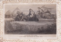 Ancienne Image Pieuse Religieuse "La Route De L'Exil" - Religión & Esoterismo