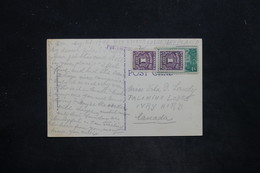 CANADA - Taxes De Ivry Sur Carte Postale De Lake Placid En 1946 - L 25808 - Cartas