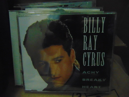 Billy Ray Cyrus- Achy Breaky Heart  Single Plus 2 Tracks - Country & Folk