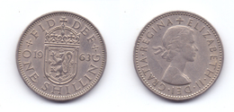 Great Britain 1 Shilling 1963 Scottish Shield - I. 1 Shilling