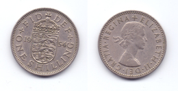 Great Britain 1 Shilling 1954 English Shield - I. 1 Shilling