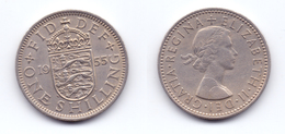 Great Britain 1 Shilling 1955 English Shield - I. 1 Shilling