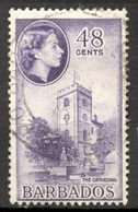 Barbades - 1964/1965 - Yt 238 - La Cathédrale - Obl. - Barbados (...-1966)