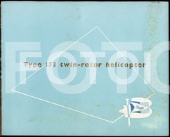 1952 RARE ORIGINAL TYPE 173 UK BRISTOL TWIN ROTOR HELICOPTER AEROPLANE COMPANY FACTORY BROCHURE CATALOGUE KATALOG - Manuali