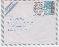 ARGENTINA 1966 LANZAMIENTO DE COHETES EN LA ANTARTIDA SECRETARIA DE AERONAUTICA MILITAR OPERACION MATIENZO COVER - Poolvluchten