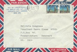 Canada - Airmail. Cover Sent To Denmark 1988..  H-1591 - Luftpost