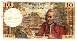 Billet > France > 10 Francs 1972 - 10 F 1963-1973 ''Voltaire''