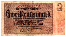 Billets > Allemagne > 2 Rentenmark 1923 - 2 Rentenmark